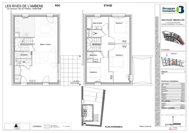 Appartement F4 à vendre - 4 pièces - 84.0 m2 - RIOM - 63 - AUVERGNE - Century 21 Agence Girard
