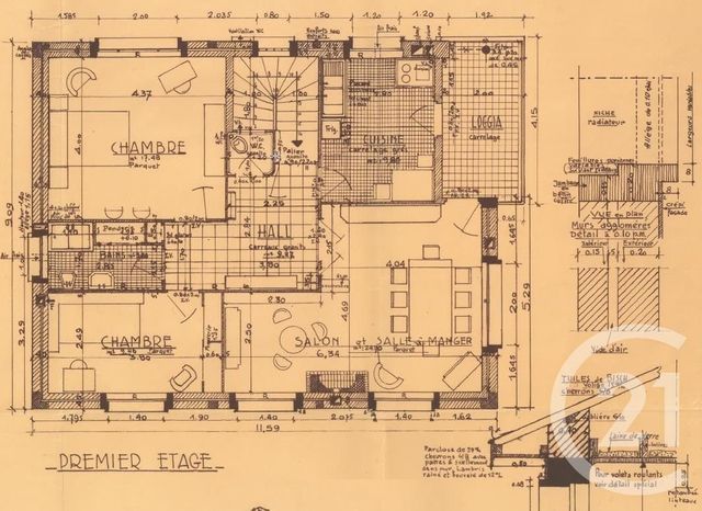 maison à vendre - 4 pièces - 119.0 m2 - VOLVIC - 63 - AUVERGNE - Century 21 Agence Girard