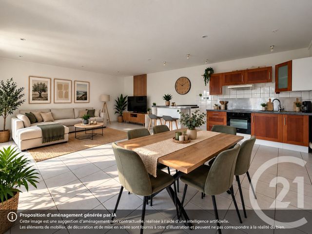 Appartement F2 à vendre - 2 pièces - 55.6 m2 - GERZAT - 63 - AUVERGNE - Century 21 Agence Girard